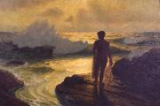 Lionel Walden Hawaiian Fisherman oil on canvas